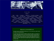 Tablet Screenshot of crimsonquills.com
